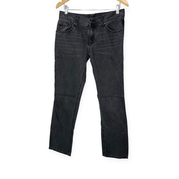 CAbi Denim - CAbi Womens 8 Style 188 Slouchy Boyfriend Straight Leg Black Jeans 8